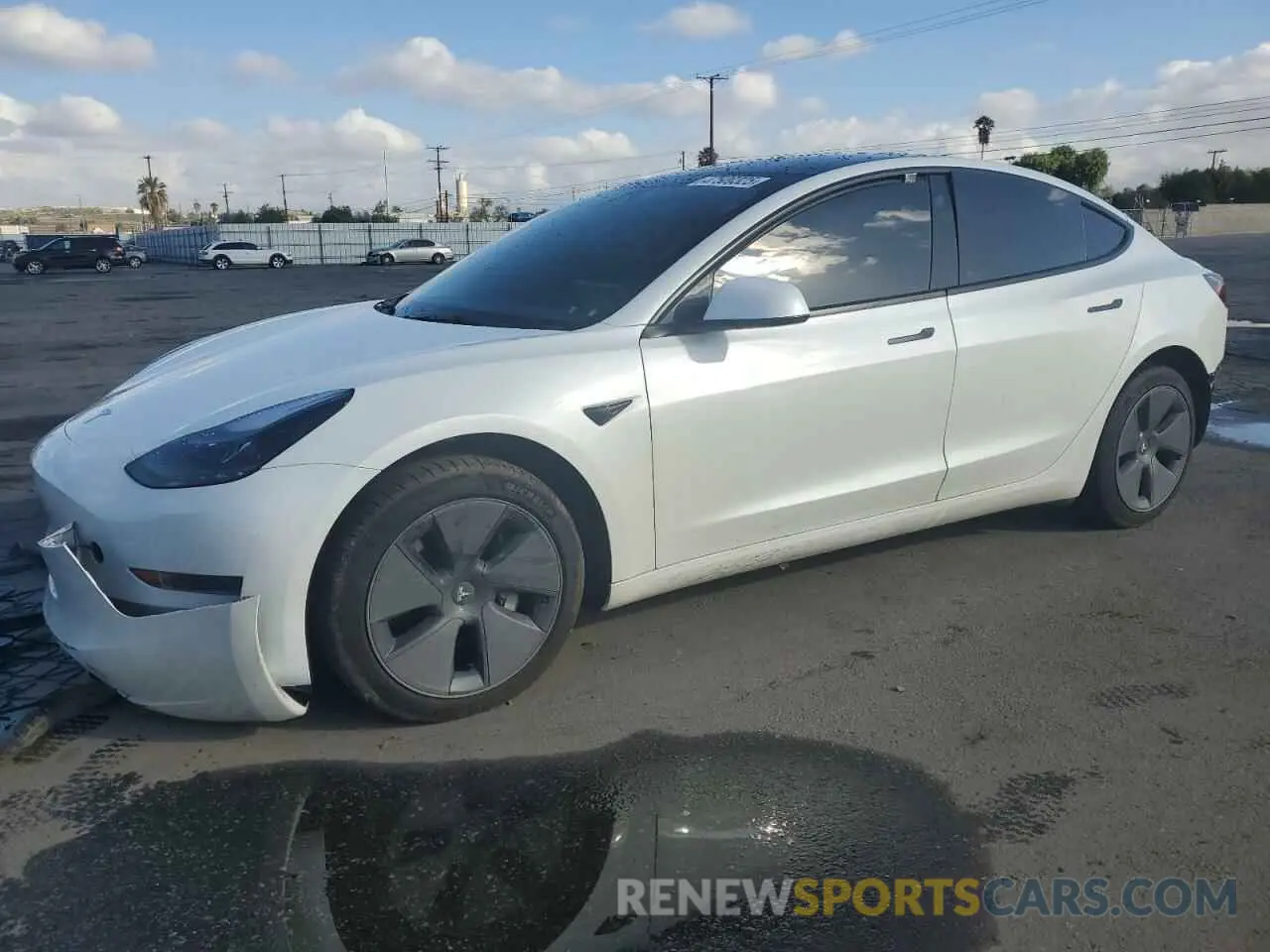 1 Photograph of a damaged car 5YJ3E1EA5PF652646 TESLA MODEL 3 2023