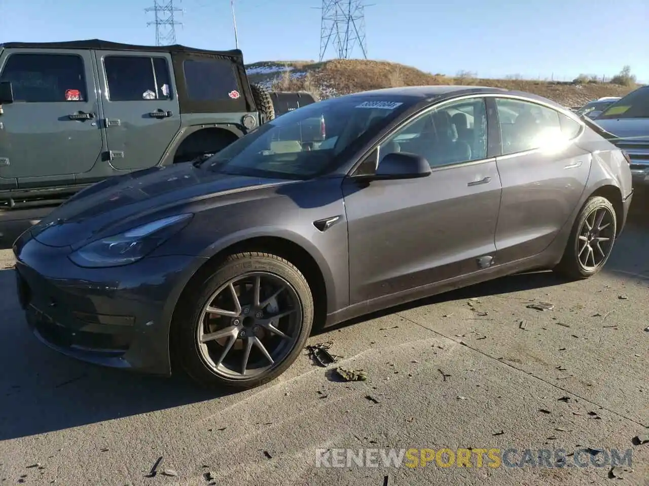 1 Photograph of a damaged car 5YJ3E1EA5PF665980 TESLA MODEL 3 2023