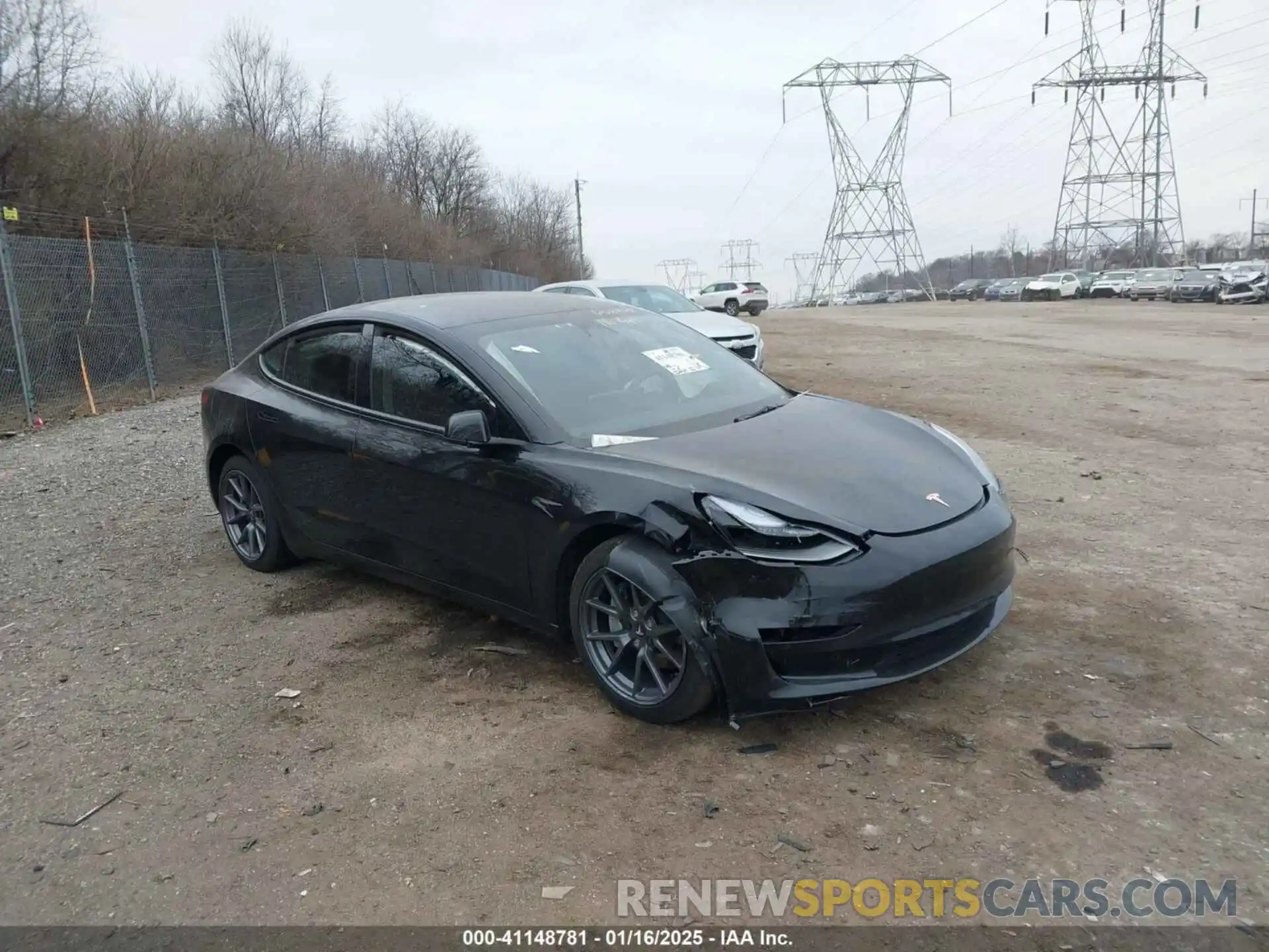 1 Photograph of a damaged car 5YJ3E1EA5PF668720 TESLA MODEL 3 2023