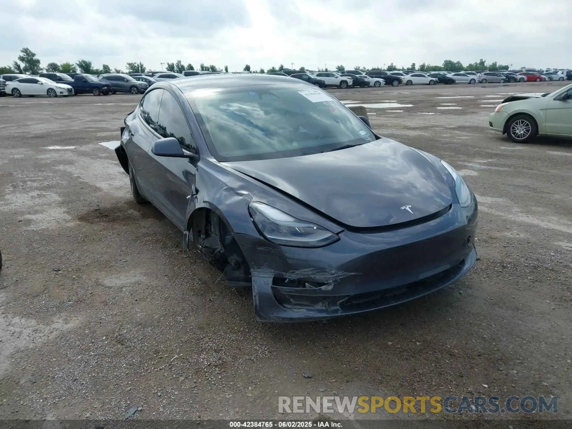 1 Photograph of a damaged car 5YJ3E1EA5PF676316 TESLA MODEL 3 2023