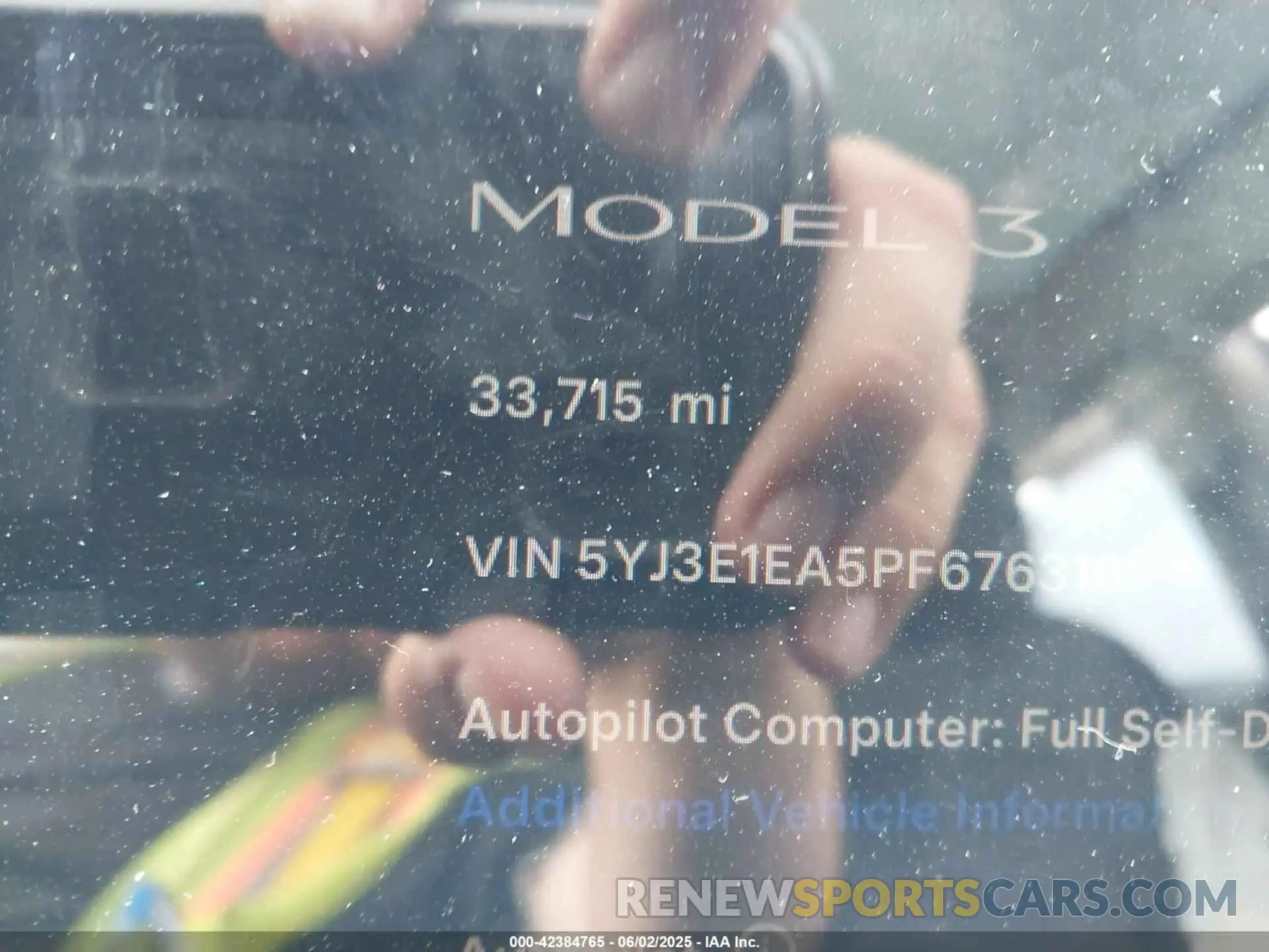 15 Photograph of a damaged car 5YJ3E1EA5PF676316 TESLA MODEL 3 2023