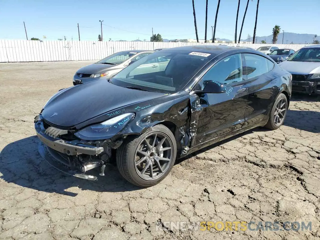 1 Photograph of a damaged car 5YJ3E1EA5PF687588 TESLA MODEL 3 2023