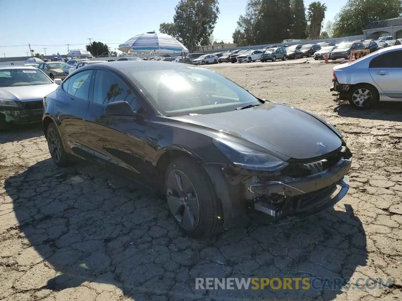 4 Photograph of a damaged car 5YJ3E1EA5PF687588 TESLA MODEL 3 2023