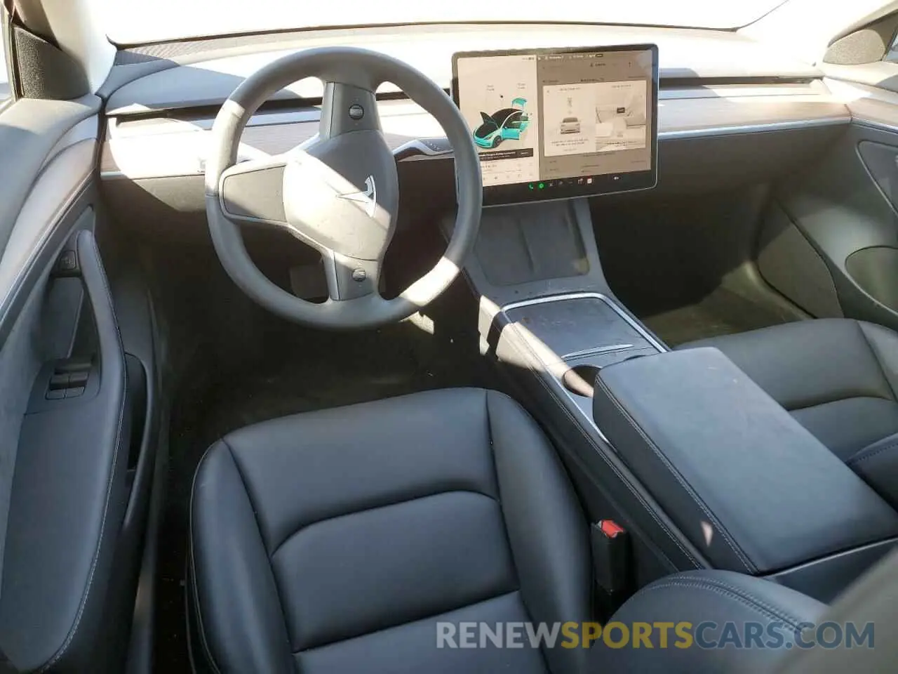 8 Photograph of a damaged car 5YJ3E1EA5PF687588 TESLA MODEL 3 2023