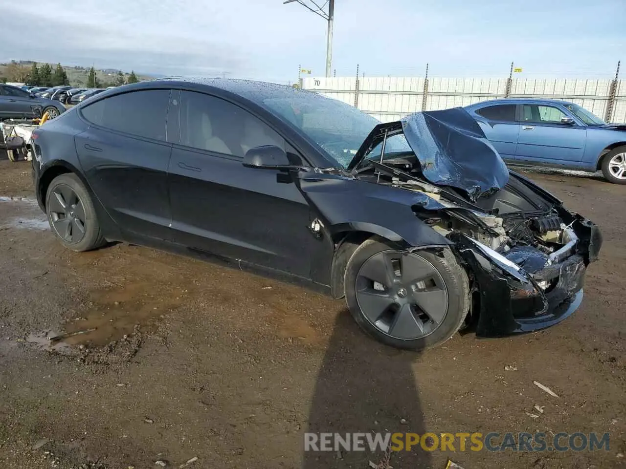 4 Photograph of a damaged car 5YJ3E1EA5PF695044 TESLA MODEL 3 2023