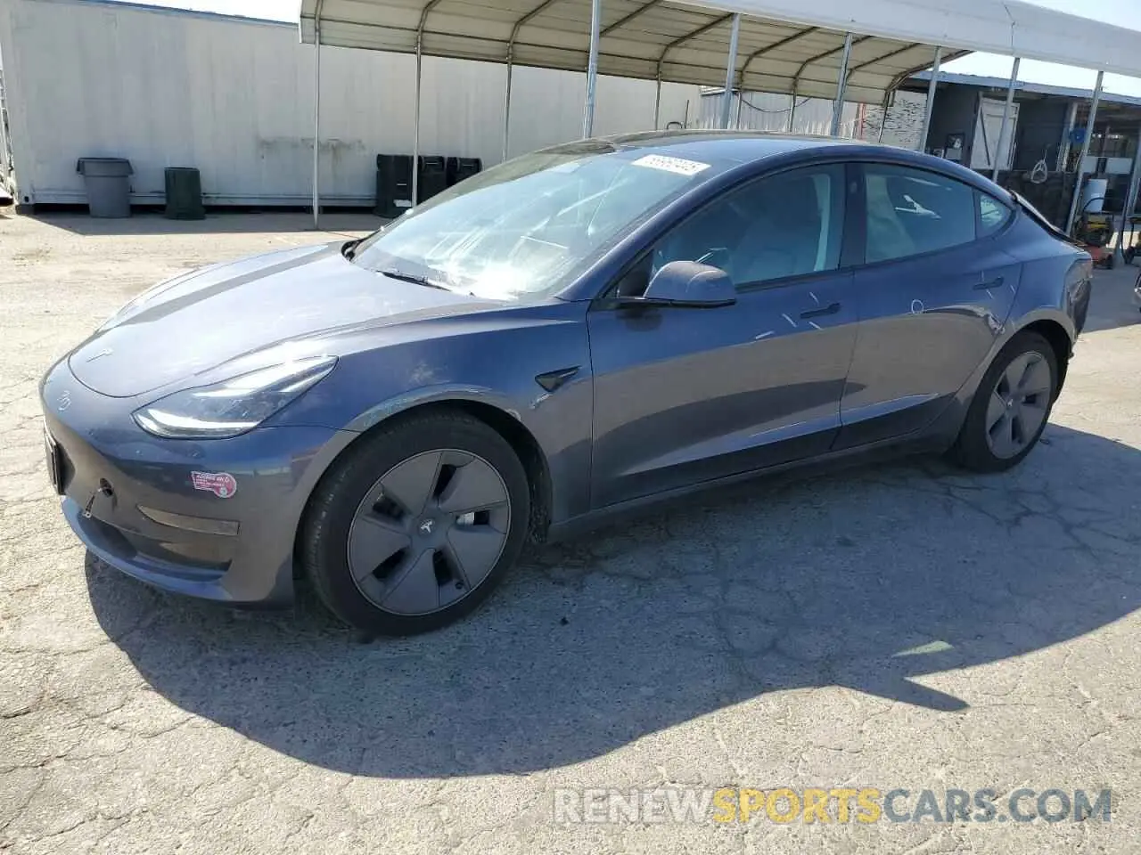 1 Photograph of a damaged car 5YJ3E1EA5PF697005 TESLA MODEL 3 2023