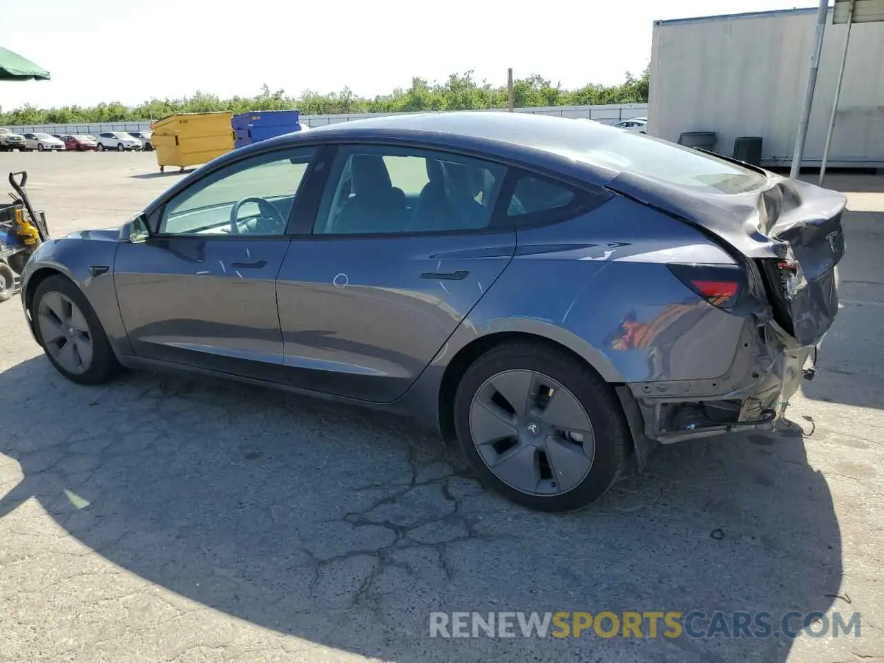 2 Photograph of a damaged car 5YJ3E1EA5PF697005 TESLA MODEL 3 2023