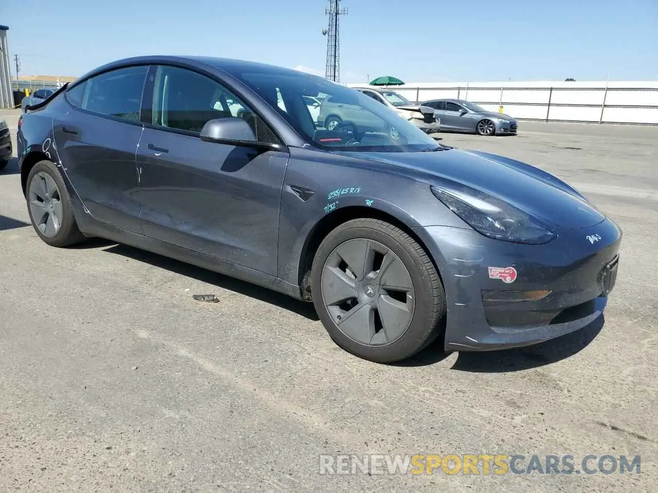 4 Photograph of a damaged car 5YJ3E1EA5PF697005 TESLA MODEL 3 2023