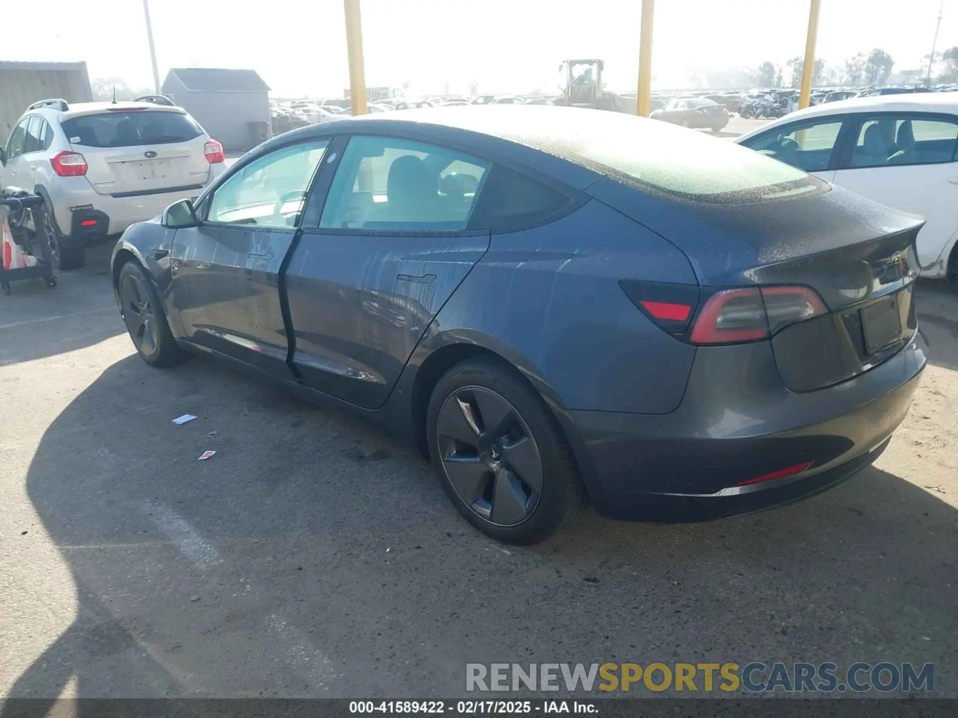 3 Photograph of a damaged car 5YJ3E1EA5PF697201 TESLA MODEL 3 2023