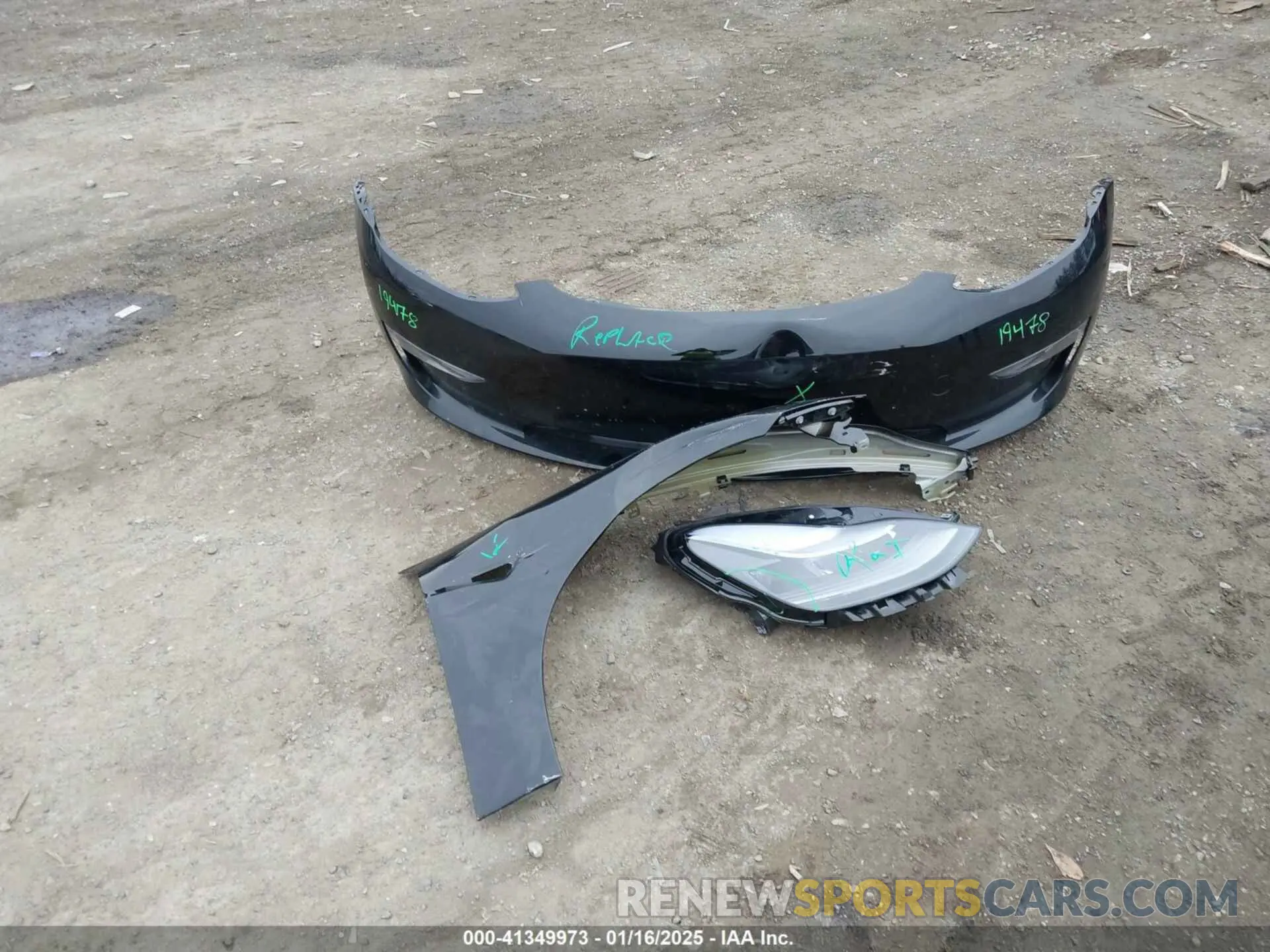 12 Photograph of a damaged car 5YJ3E1EA5PF698235 TESLA MODEL 3 2023