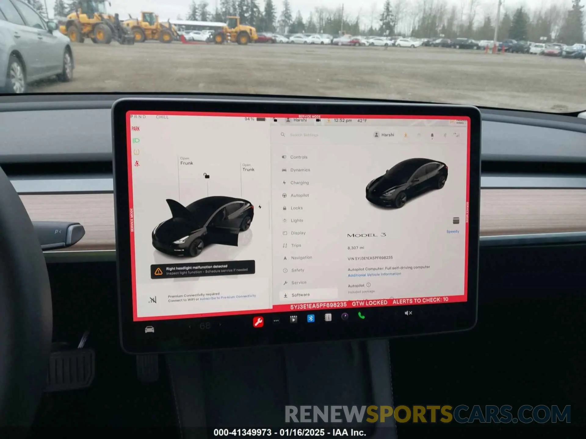 19 Photograph of a damaged car 5YJ3E1EA5PF698235 TESLA MODEL 3 2023