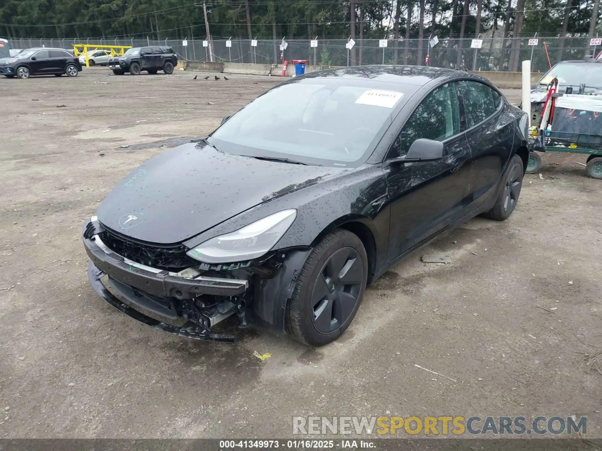 2 Photograph of a damaged car 5YJ3E1EA5PF698235 TESLA MODEL 3 2023