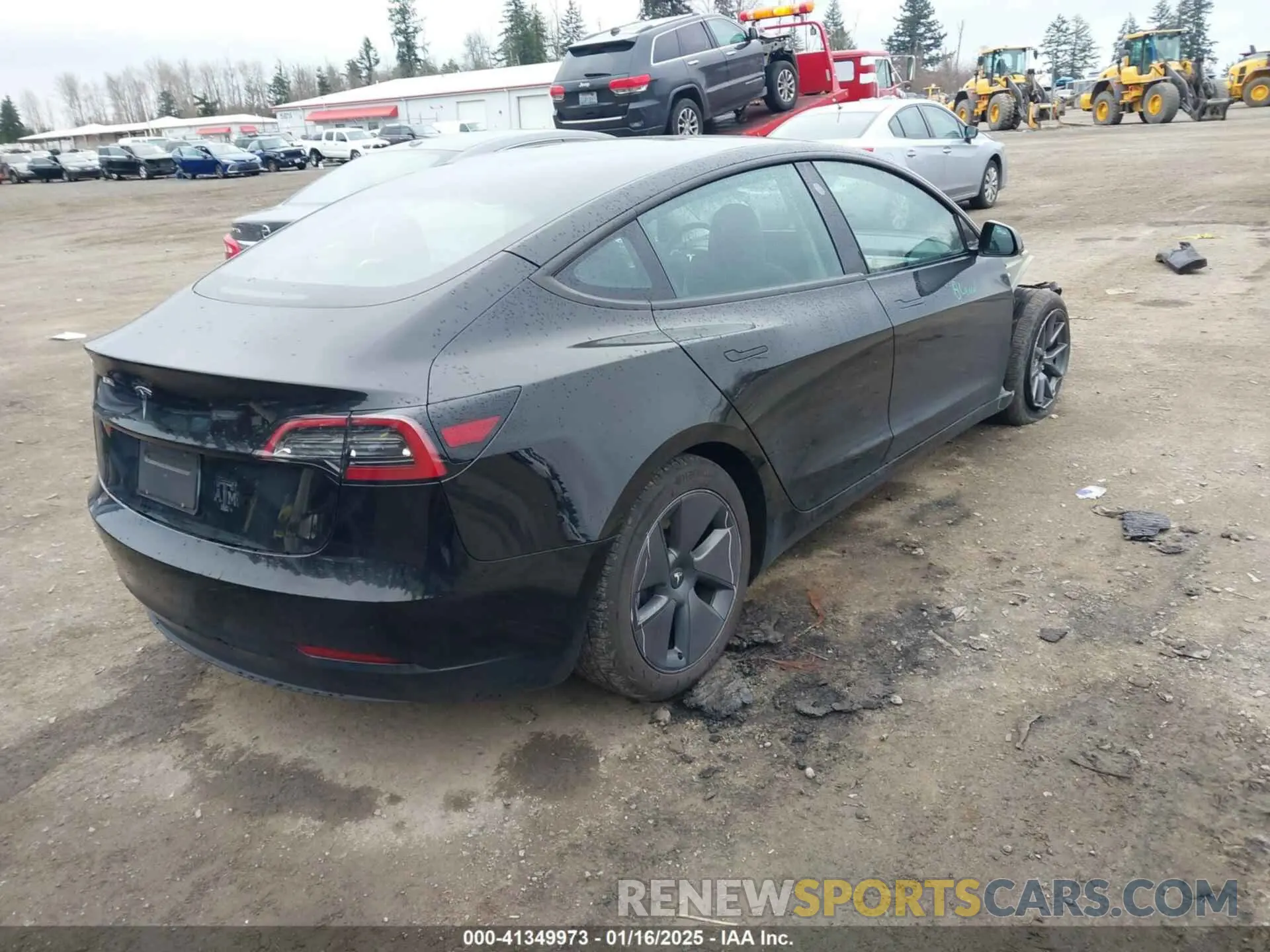 4 Photograph of a damaged car 5YJ3E1EA5PF698235 TESLA MODEL 3 2023