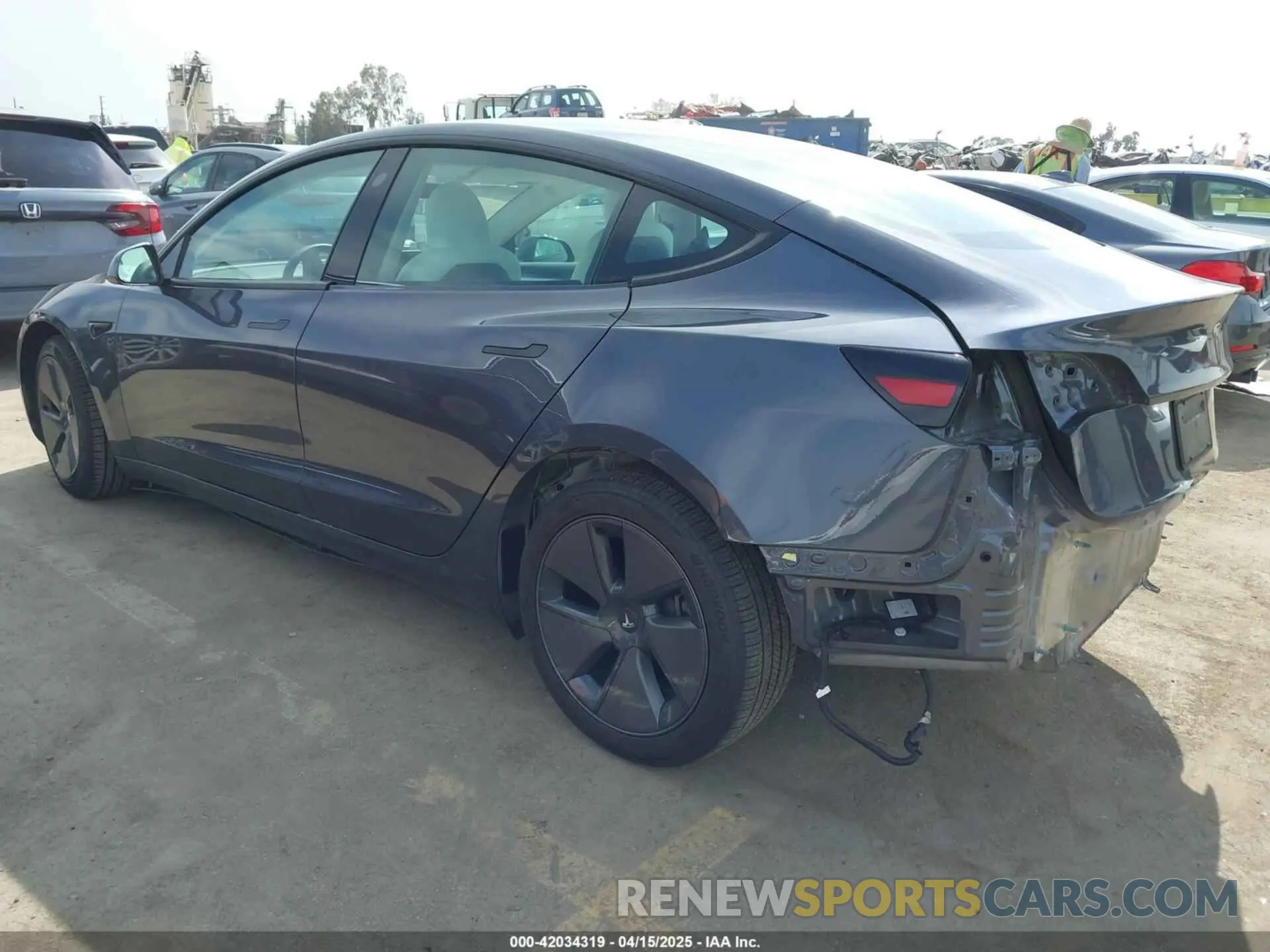 3 Photograph of a damaged car 5YJ3E1EA5PF700307 TESLA MODEL 3 2023