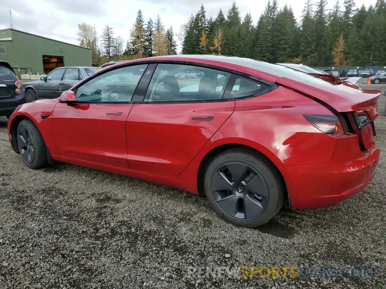 2 Photograph of a damaged car 5YJ3E1EA5PF700761 TESLA MODEL 3 2023