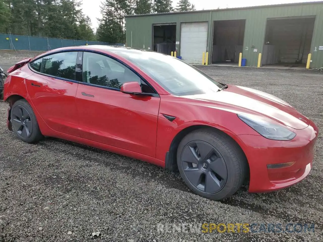 4 Photograph of a damaged car 5YJ3E1EA5PF700761 TESLA MODEL 3 2023