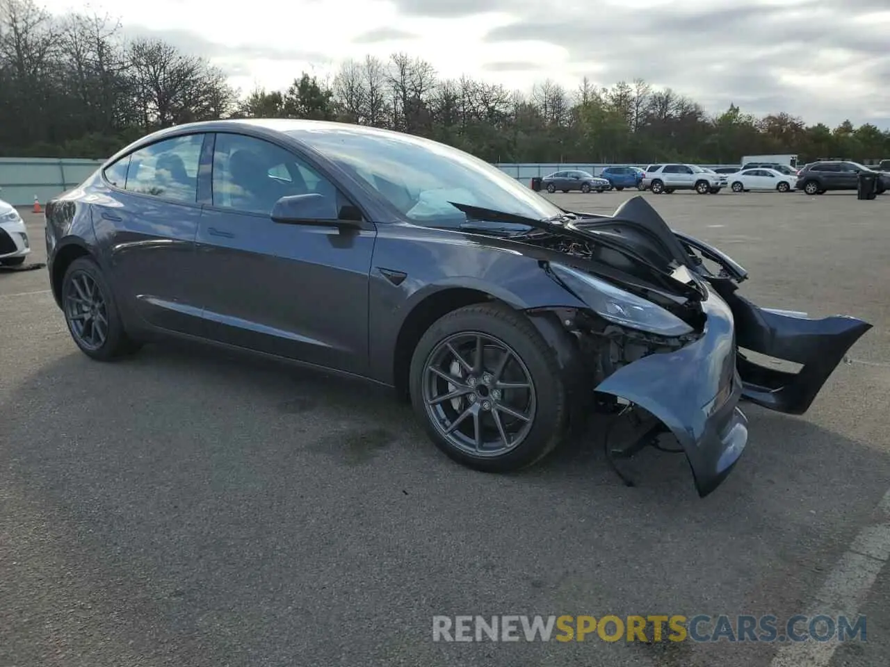 4 Photograph of a damaged car 5YJ3E1EA5PF708598 TESLA MODEL 3 2023
