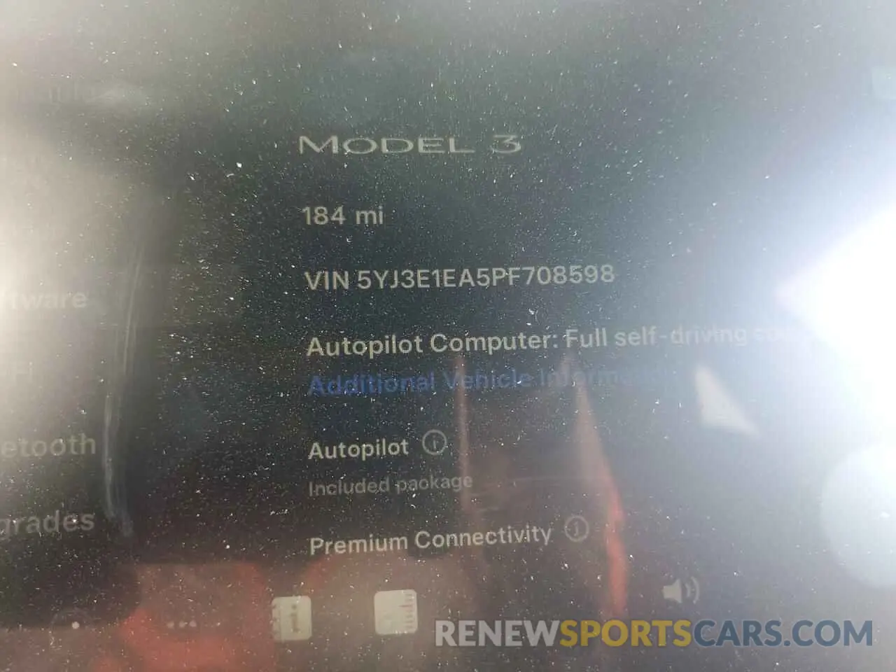 9 Photograph of a damaged car 5YJ3E1EA5PF708598 TESLA MODEL 3 2023