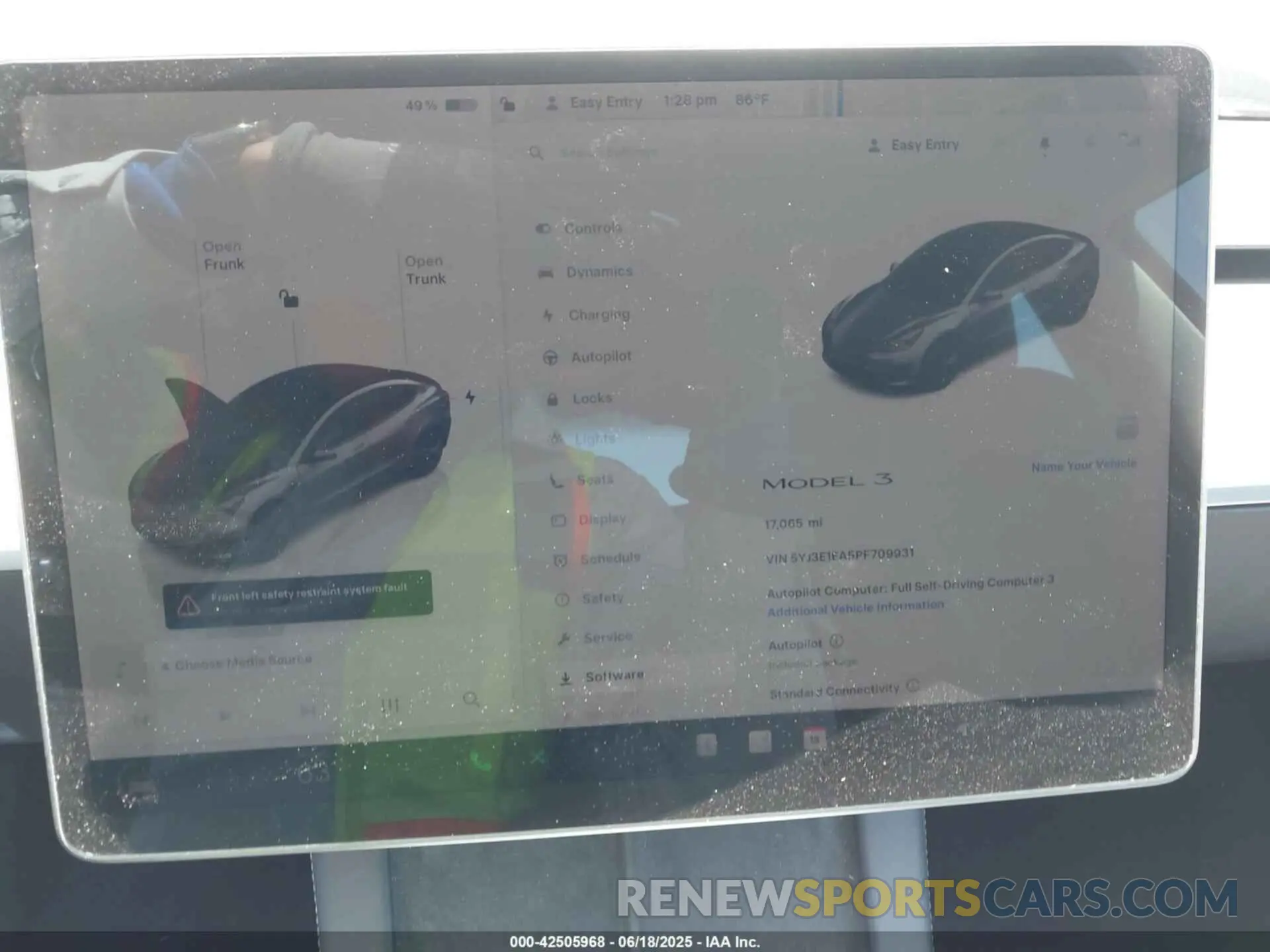 7 Photograph of a damaged car 5YJ3E1EA5PF709931 TESLA MODEL 3 2023