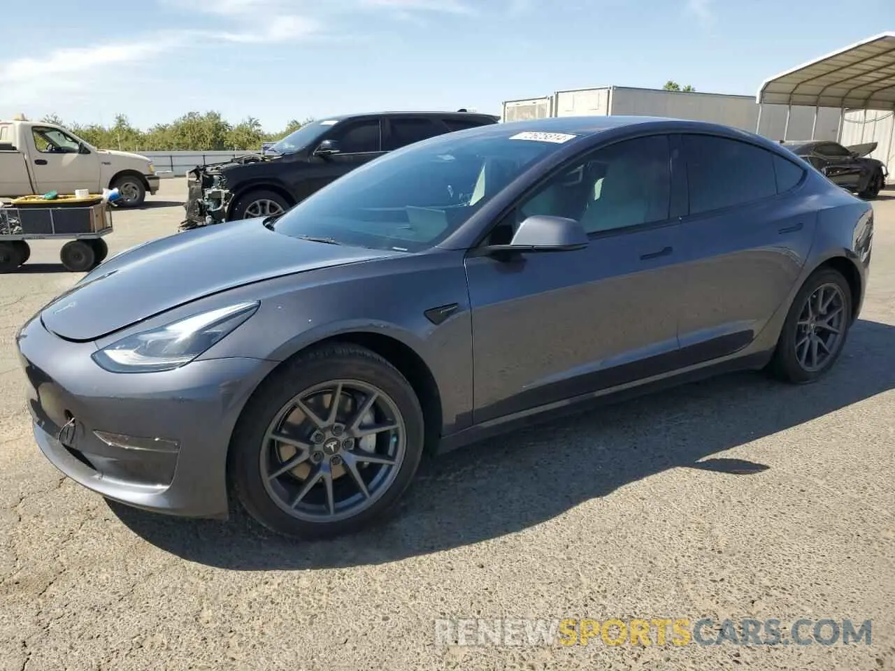 1 Photograph of a damaged car 5YJ3E1EA5PF712375 TESLA MODEL 3 2023