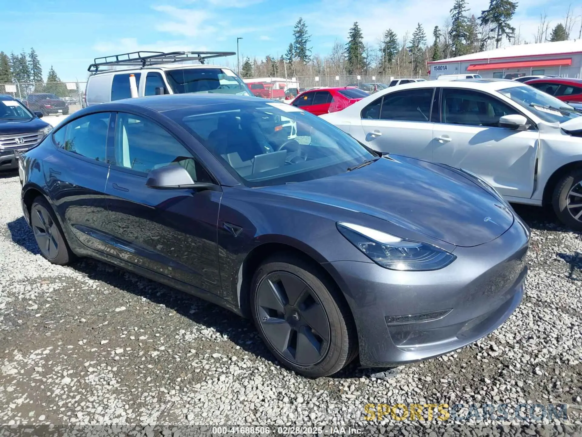 1 Photograph of a damaged car 5YJ3E1EA5PF714126 TESLA MODEL 3 2023