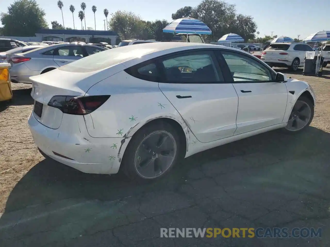 3 Photograph of a damaged car 5YJ3E1EA5PF714532 TESLA MODEL 3 2023