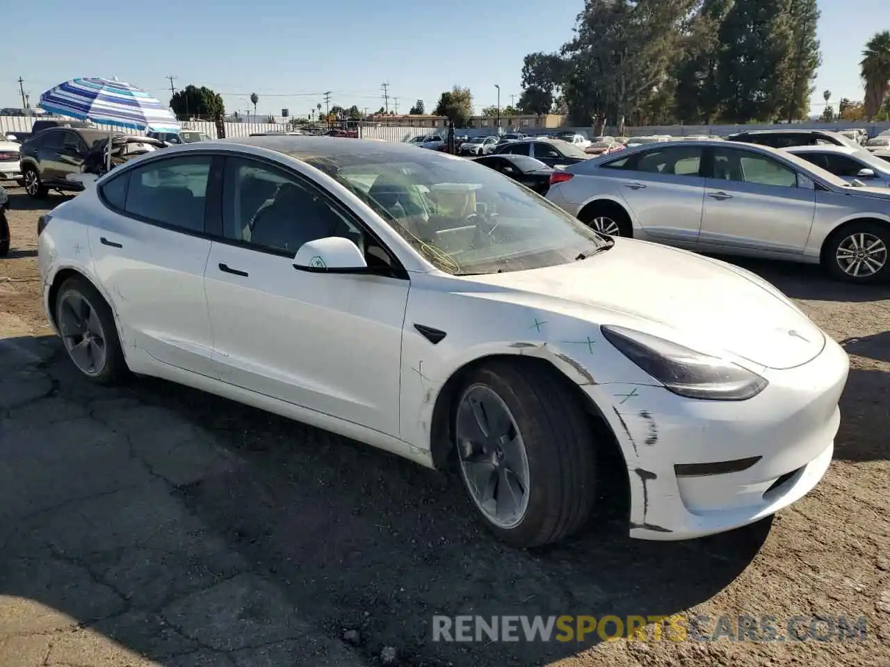 4 Photograph of a damaged car 5YJ3E1EA5PF714532 TESLA MODEL 3 2023