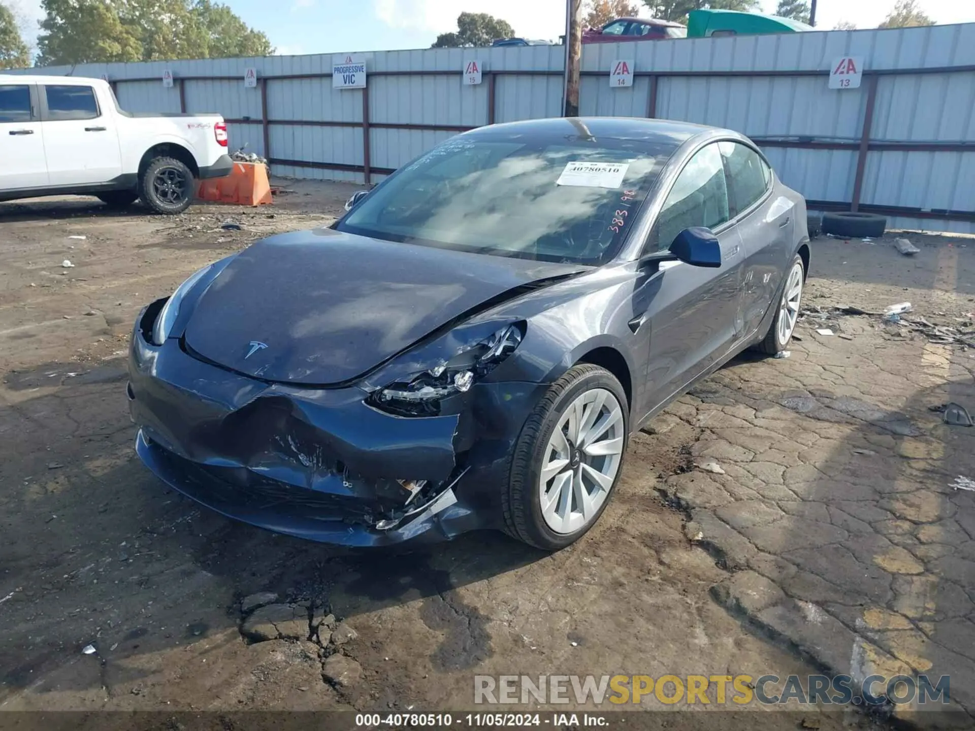 2 Photograph of a damaged car 5YJ3E1EA6PF383198 TESLA MODEL 3 2023