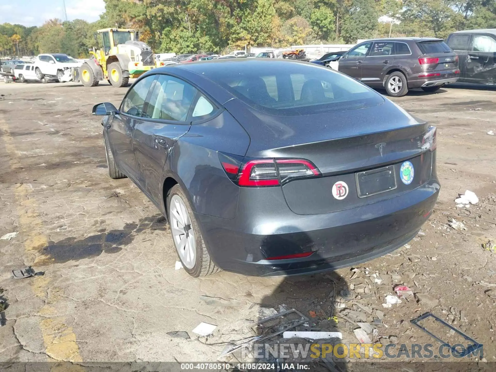 3 Photograph of a damaged car 5YJ3E1EA6PF383198 TESLA MODEL 3 2023