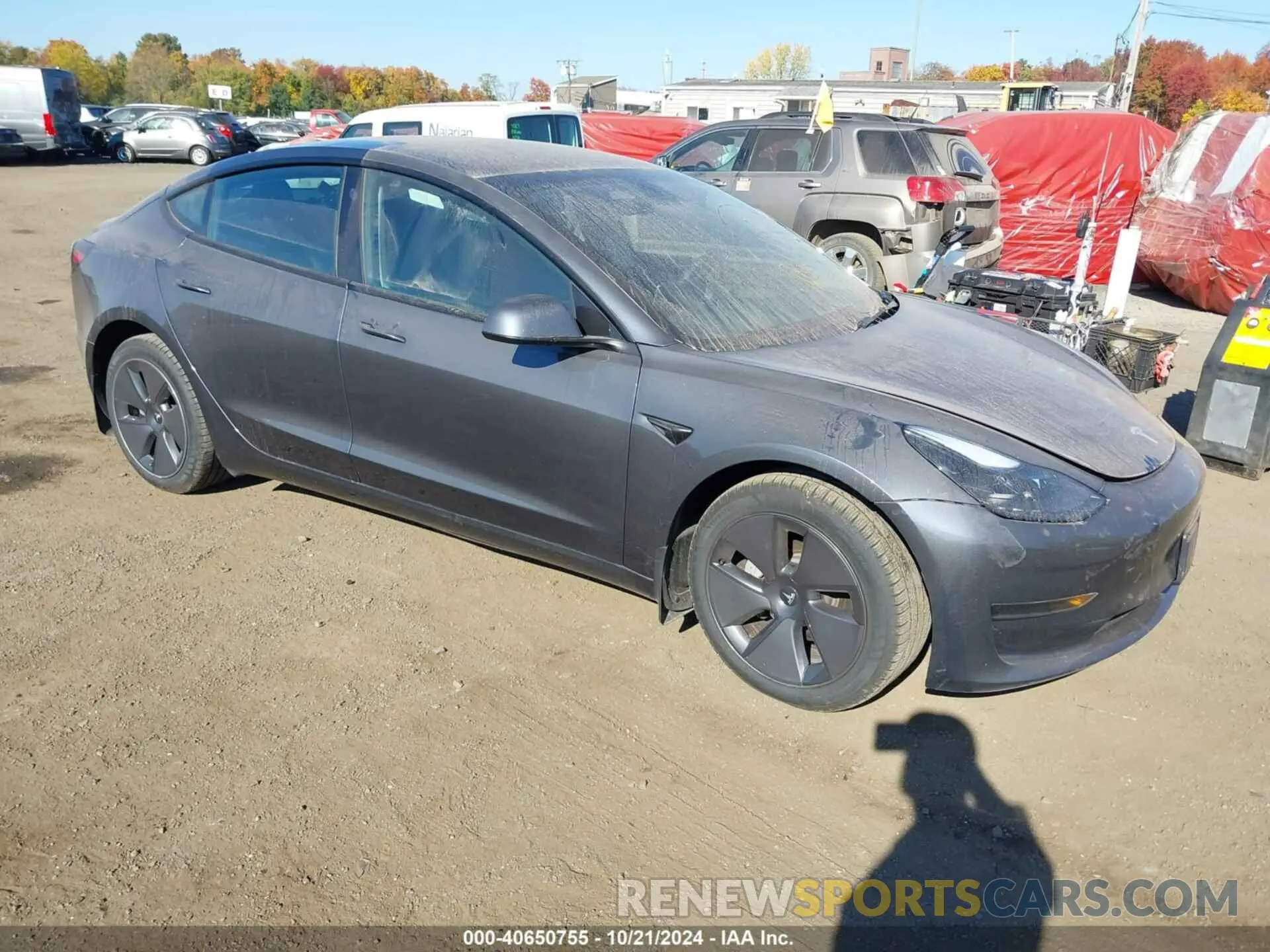 1 Photograph of a damaged car 5YJ3E1EA6PF398395 TESLA MODEL 3 2023