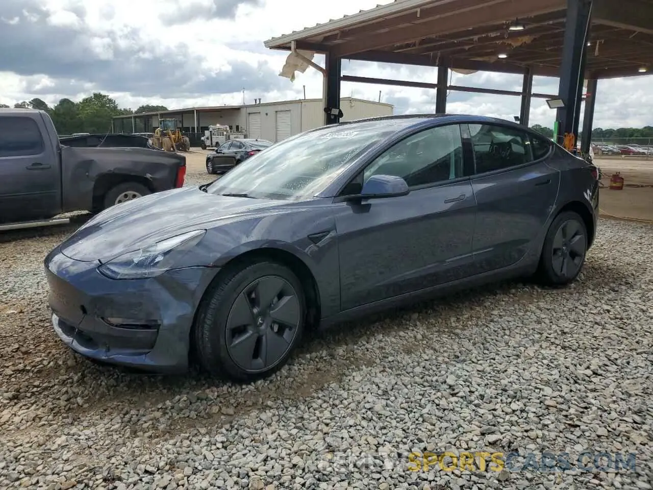 1 Photograph of a damaged car 5YJ3E1EA6PF399868 TESLA MODEL 3 2023
