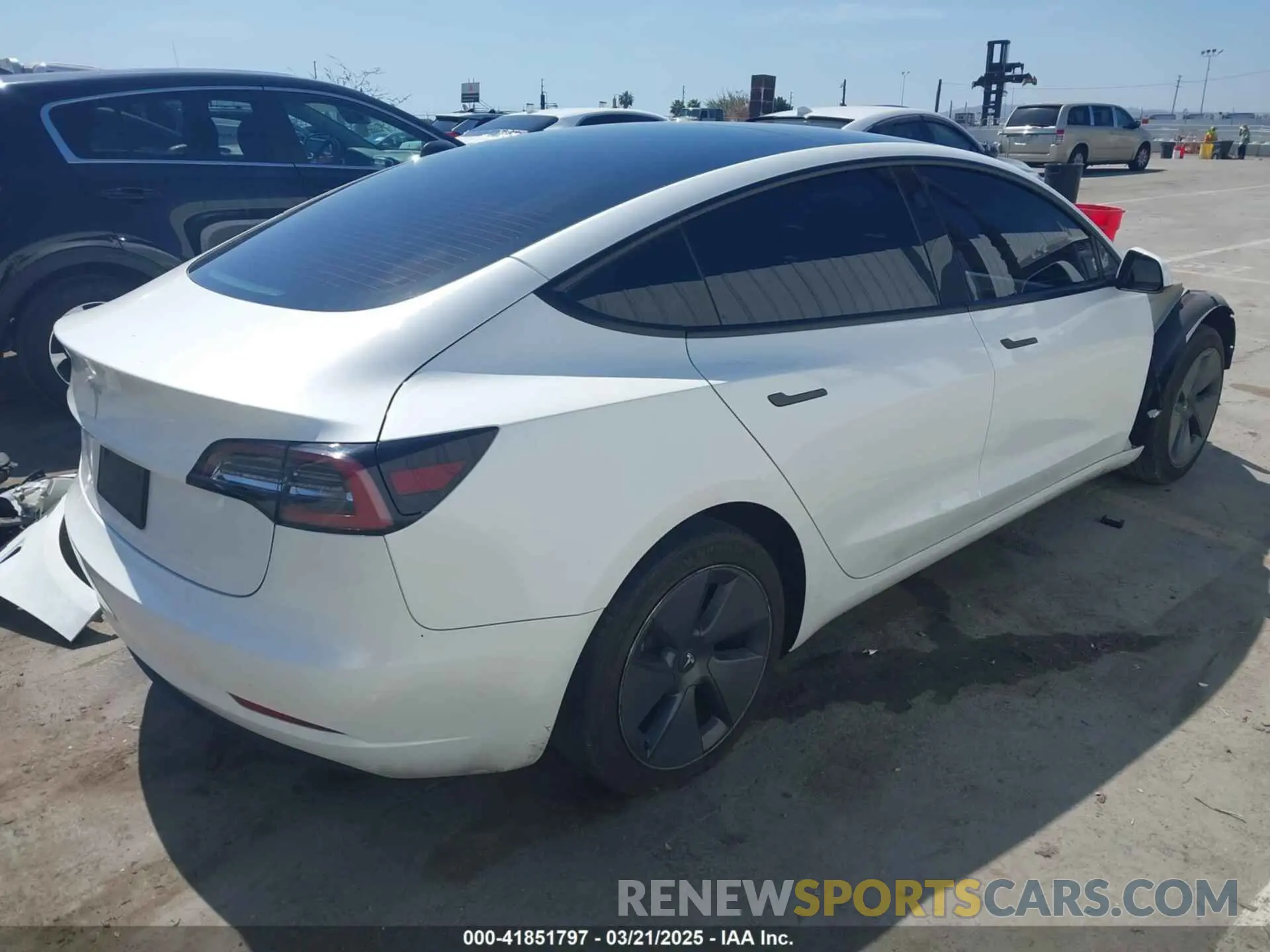 4 Photograph of a damaged car 5YJ3E1EA6PF405491 TESLA MODEL 3 2023