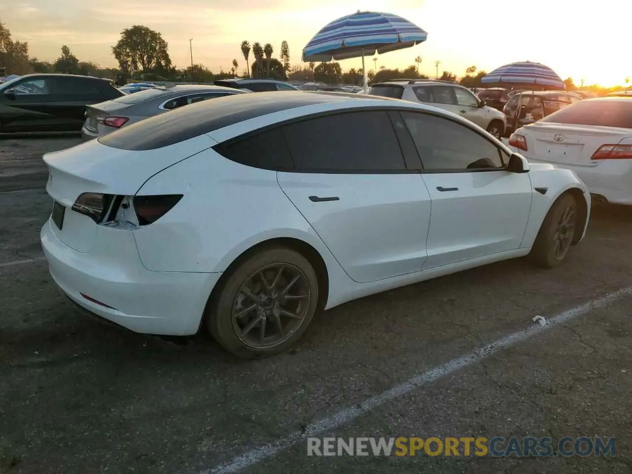 3 Photograph of a damaged car 5YJ3E1EA6PF413431 TESLA MODEL 3 2023