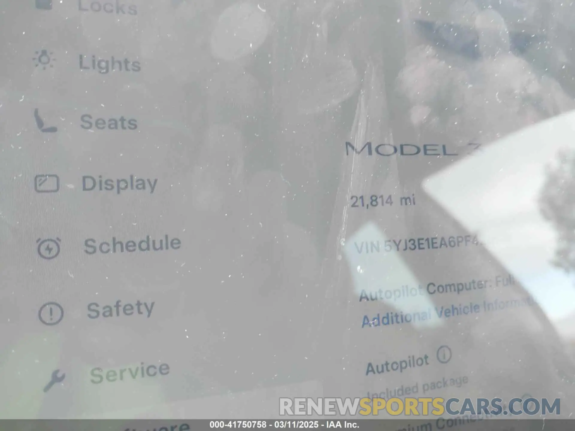15 Photograph of a damaged car 5YJ3E1EA6PF421626 TESLA MODEL 3 2023