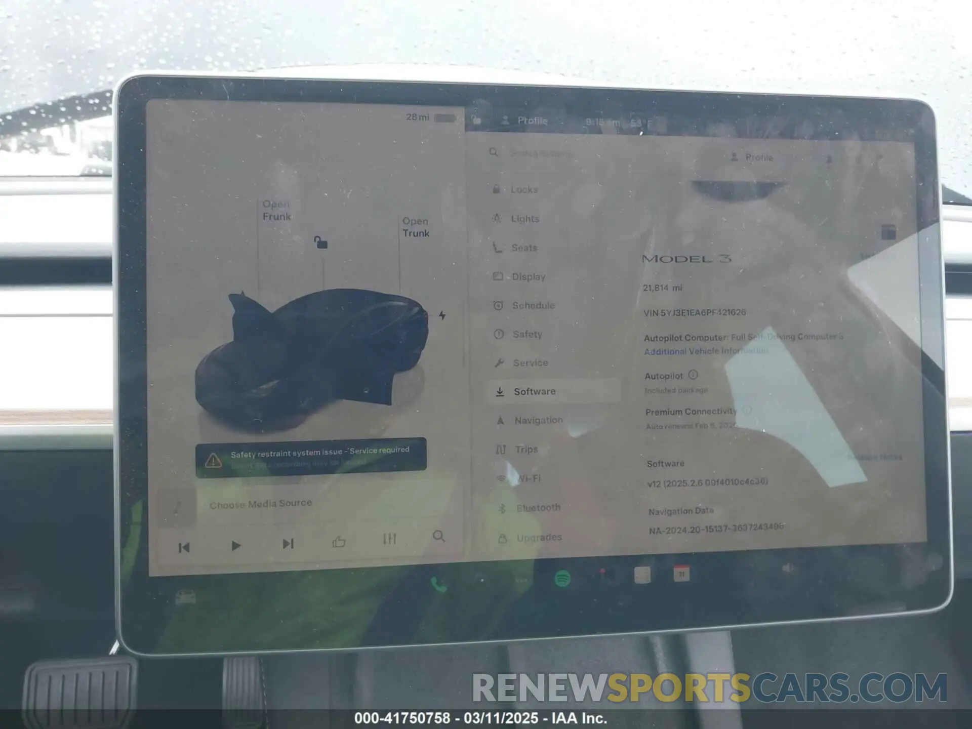 7 Photograph of a damaged car 5YJ3E1EA6PF421626 TESLA MODEL 3 2023