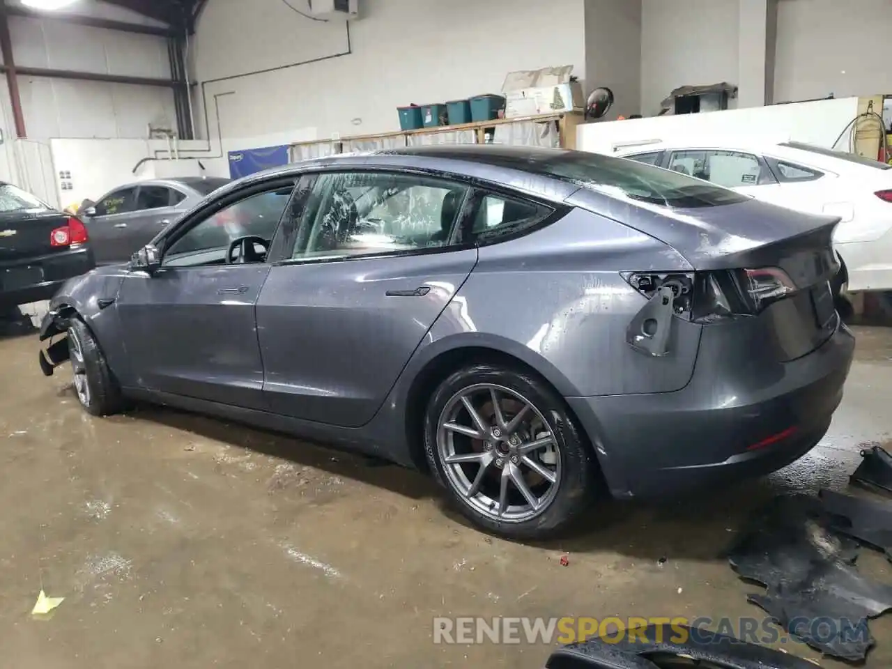 2 Photograph of a damaged car 5YJ3E1EA6PF432481 TESLA MODEL 3 2023