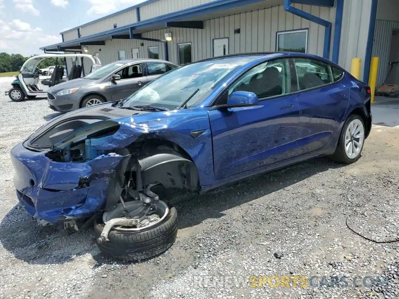 1 Photograph of a damaged car 5YJ3E1EA6PF435459 TESLA MODEL 3 2023