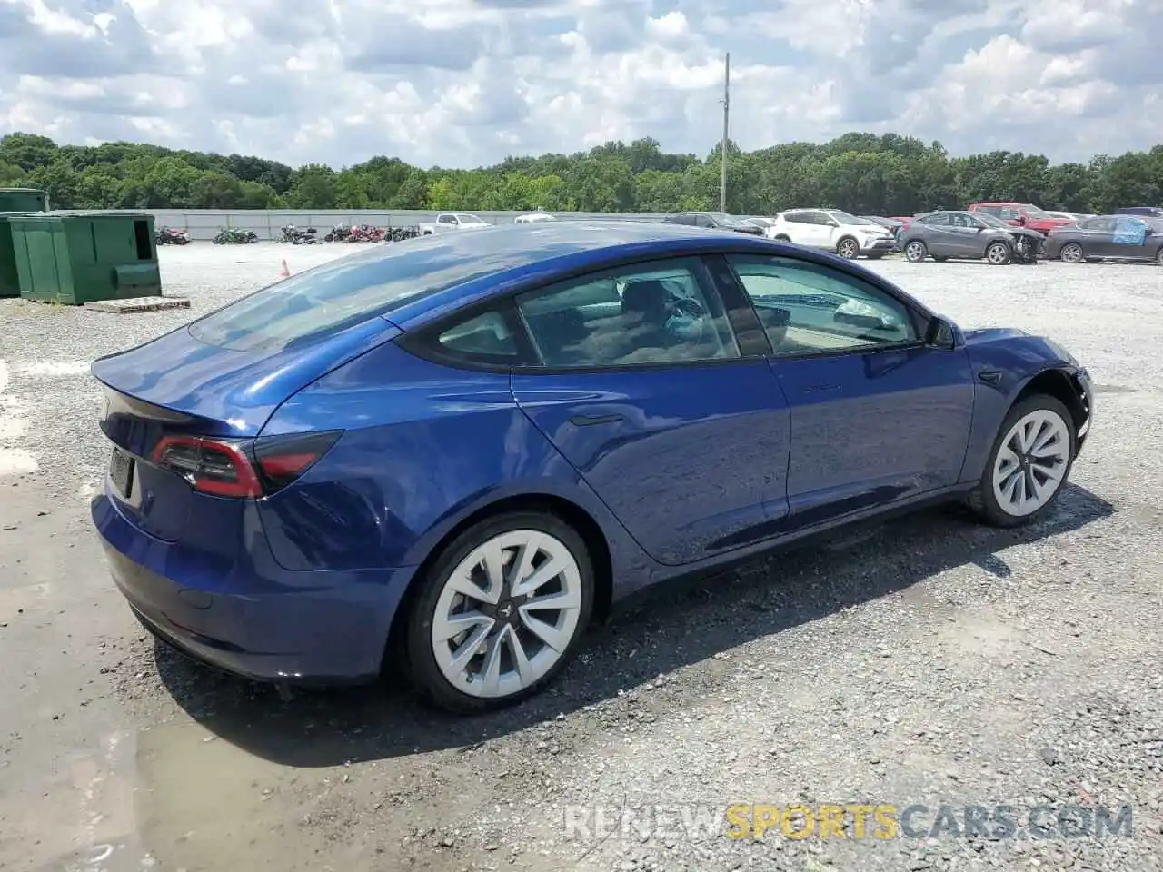 3 Photograph of a damaged car 5YJ3E1EA6PF435459 TESLA MODEL 3 2023