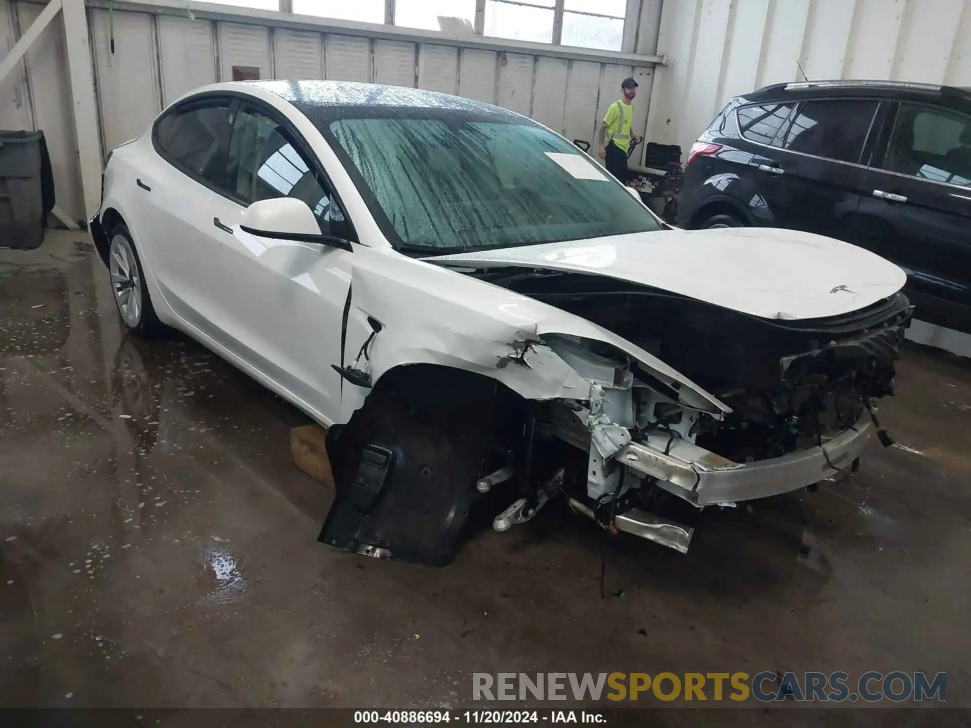 1 Photograph of a damaged car 5YJ3E1EA6PF435767 TESLA MODEL 3 2023