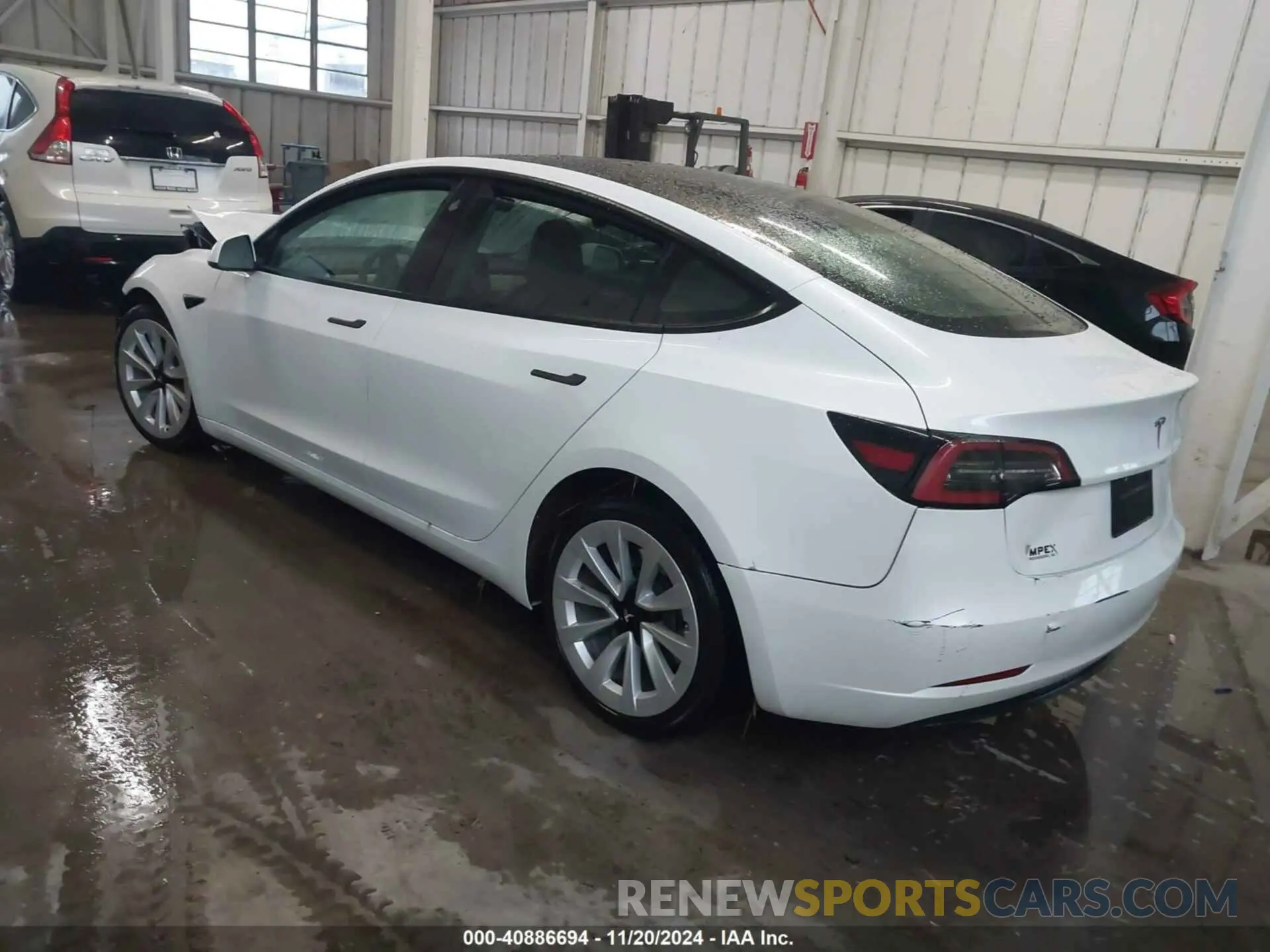 3 Photograph of a damaged car 5YJ3E1EA6PF435767 TESLA MODEL 3 2023
