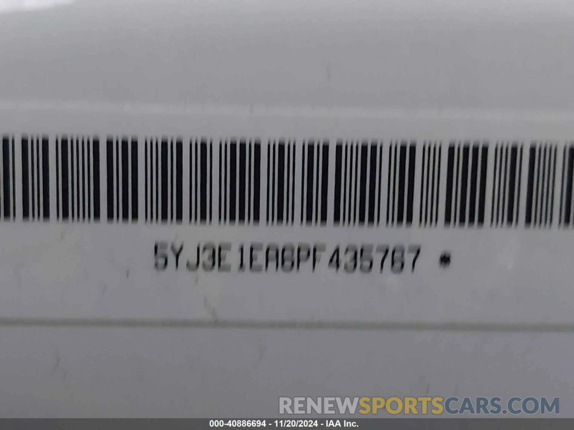 9 Photograph of a damaged car 5YJ3E1EA6PF435767 TESLA MODEL 3 2023