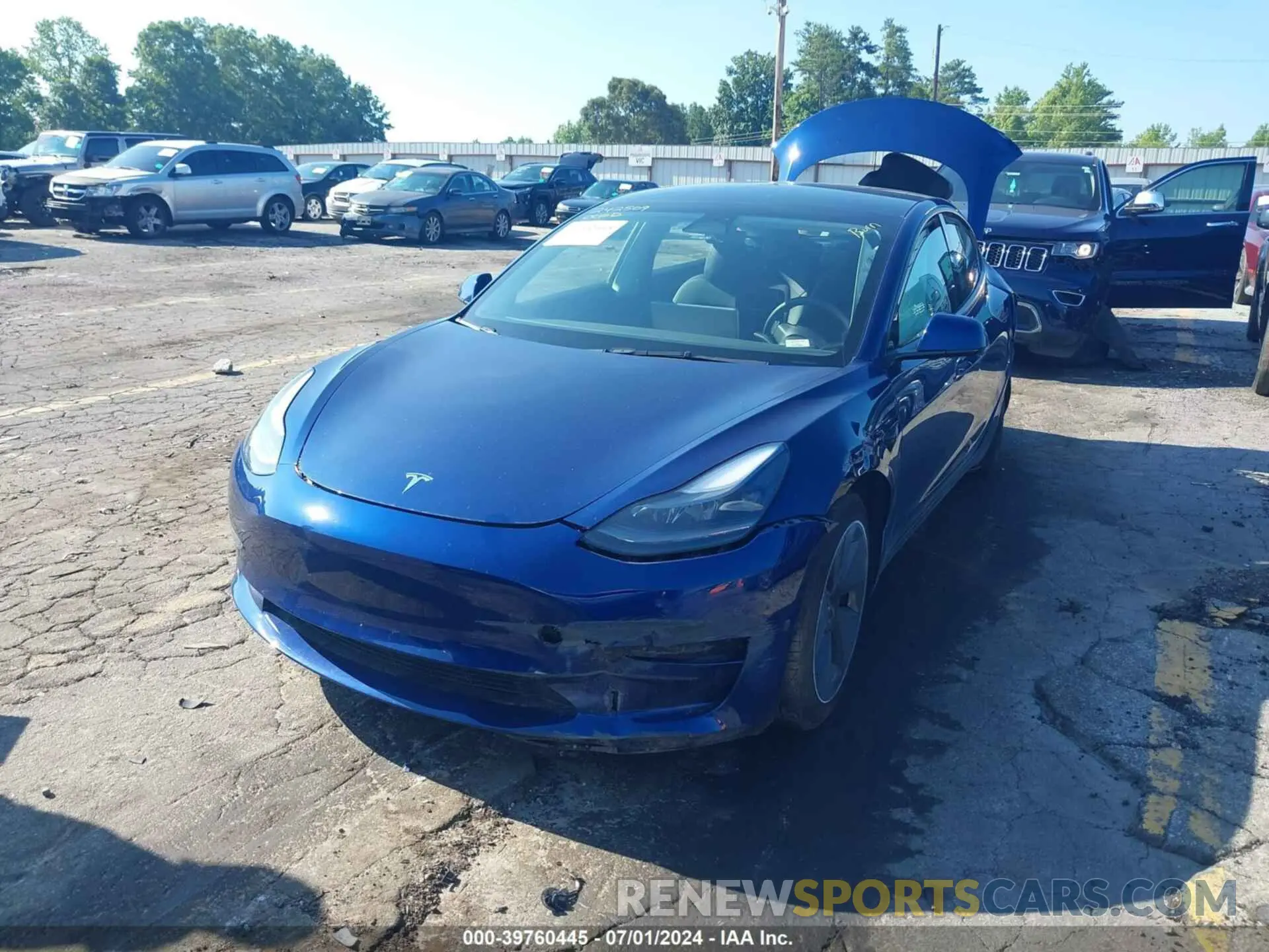 2 Photograph of a damaged car 5YJ3E1EA6PF436014 TESLA MODEL 3 2023