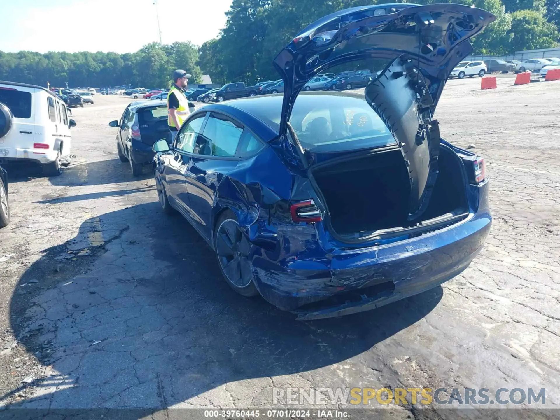 3 Photograph of a damaged car 5YJ3E1EA6PF436014 TESLA MODEL 3 2023