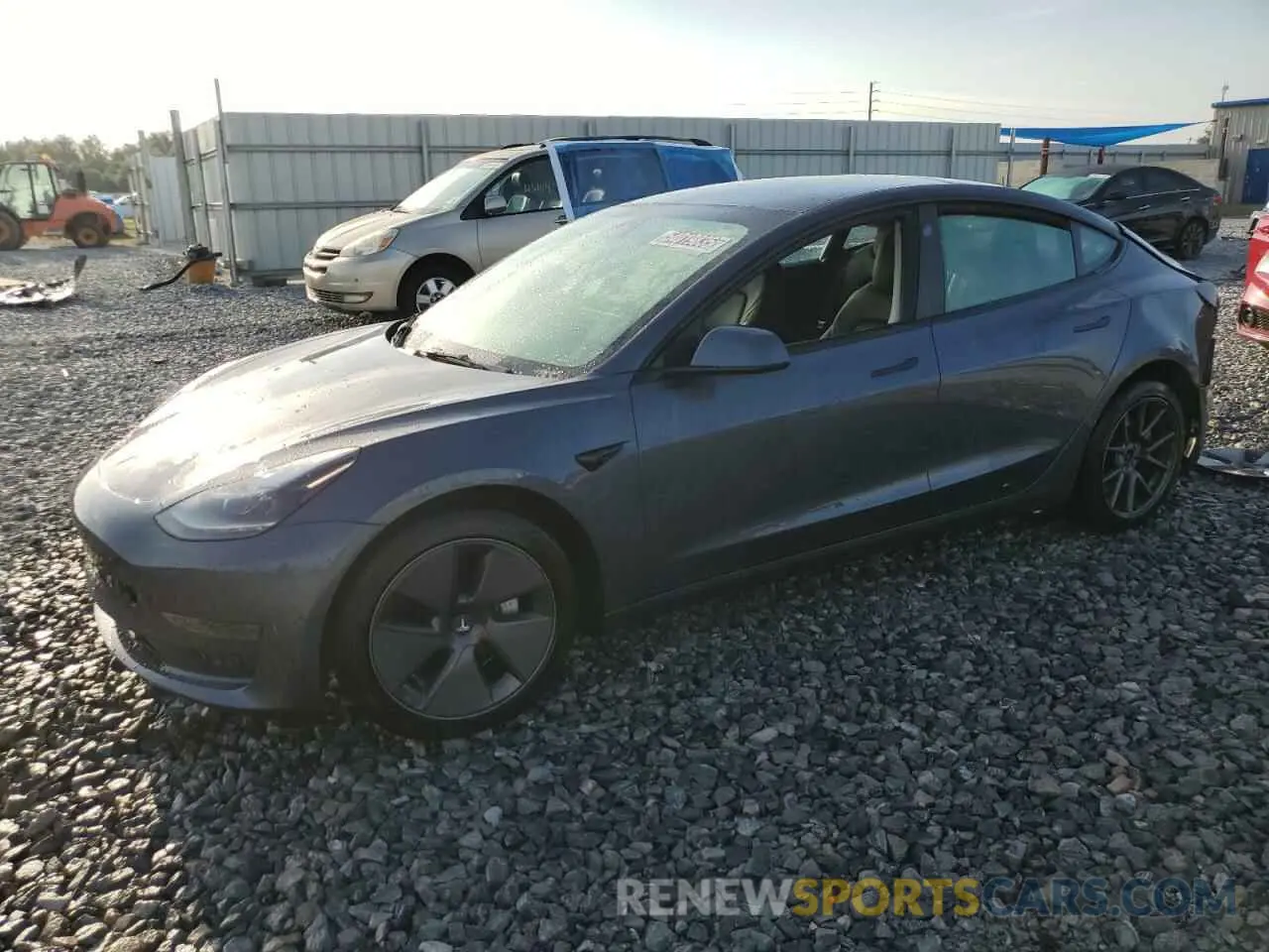 1 Photograph of a damaged car 5YJ3E1EA6PF436689 TESLA MODEL 3 2023