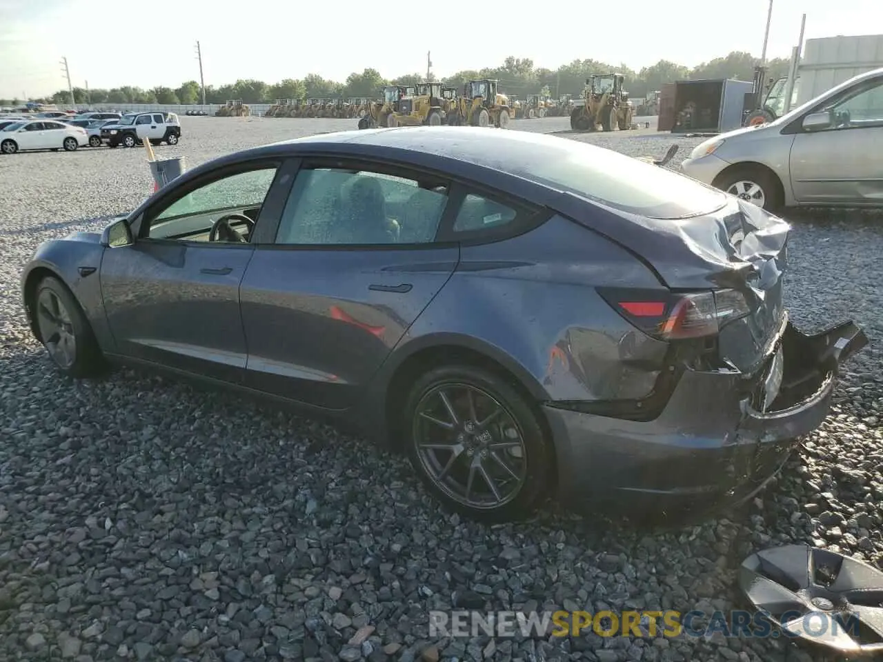 2 Photograph of a damaged car 5YJ3E1EA6PF436689 TESLA MODEL 3 2023