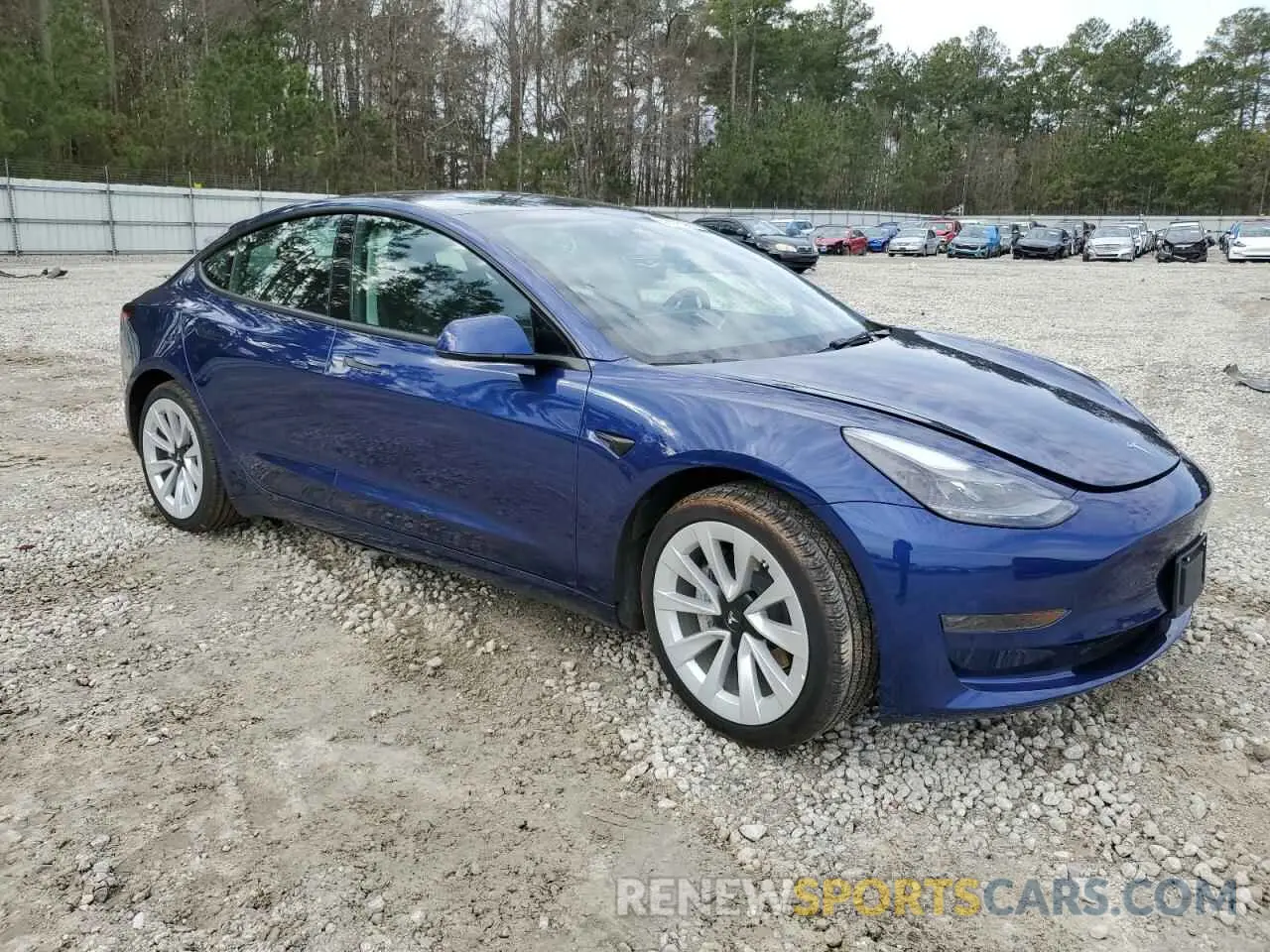 4 Photograph of a damaged car 5YJ3E1EA6PF436787 TESLA MODEL 3 2023