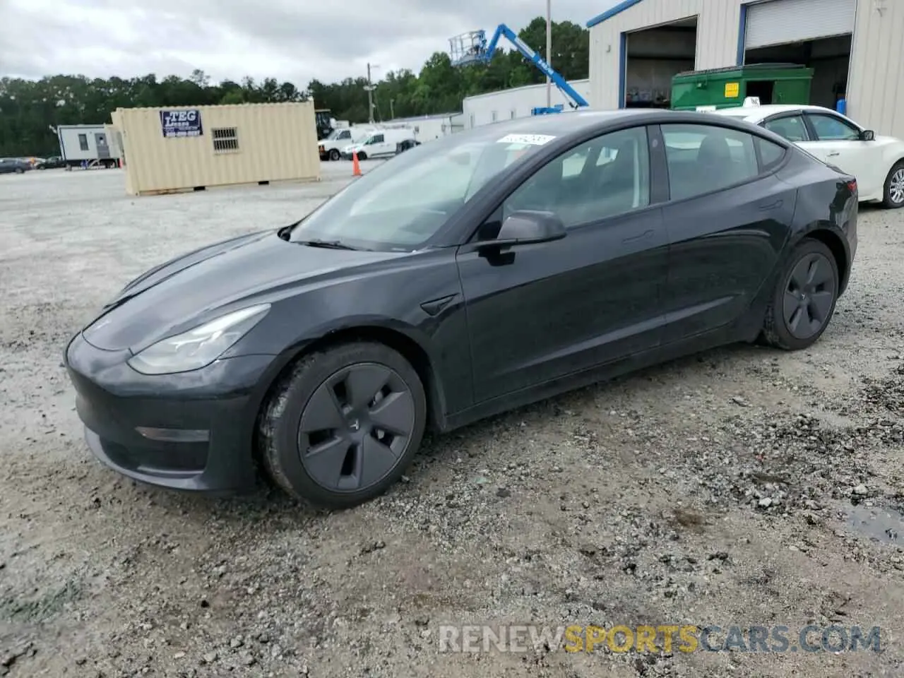 1 Photograph of a damaged car 5YJ3E1EA6PF437132 TESLA MODEL 3 2023