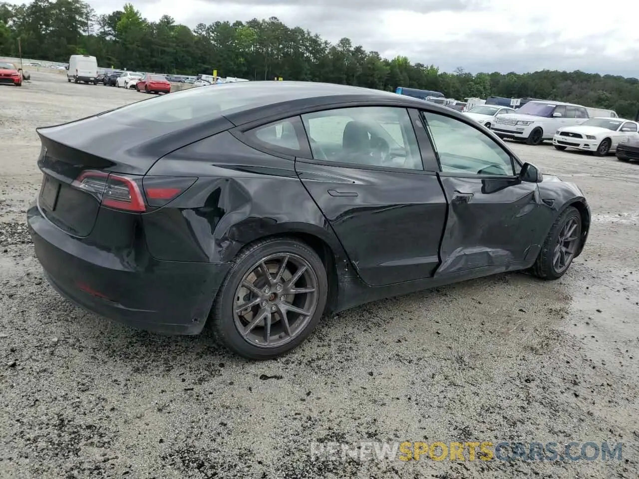 3 Photograph of a damaged car 5YJ3E1EA6PF437132 TESLA MODEL 3 2023