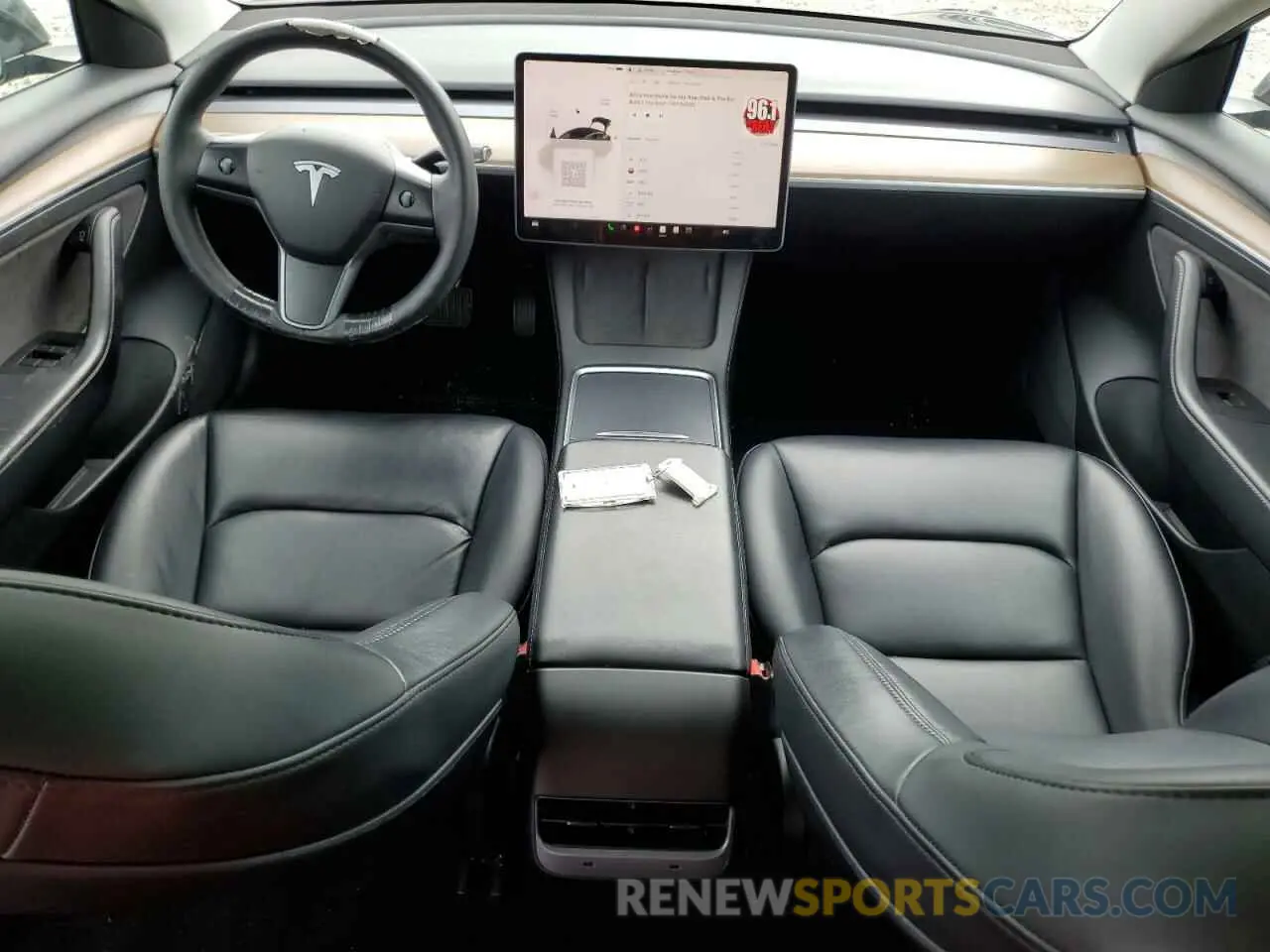 8 Photograph of a damaged car 5YJ3E1EA6PF437132 TESLA MODEL 3 2023