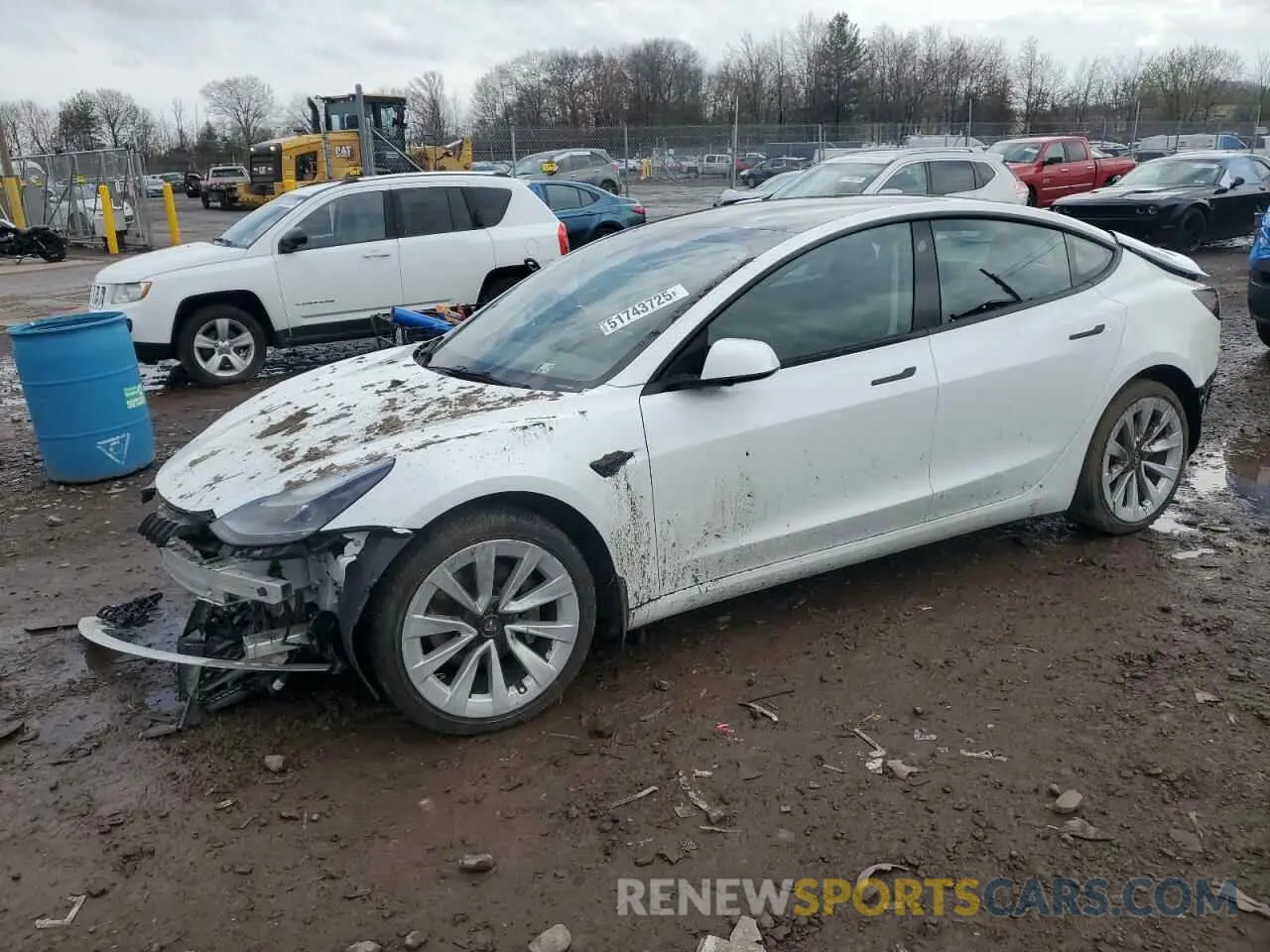 1 Photograph of a damaged car 5YJ3E1EA6PF449703 TESLA MODEL 3 2023